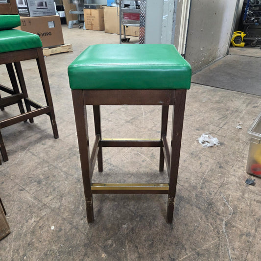 [USED] Green Cushioned Bar Stool