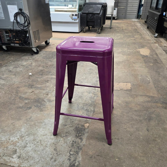 [USED] Metal Stackable Outdoor Stool