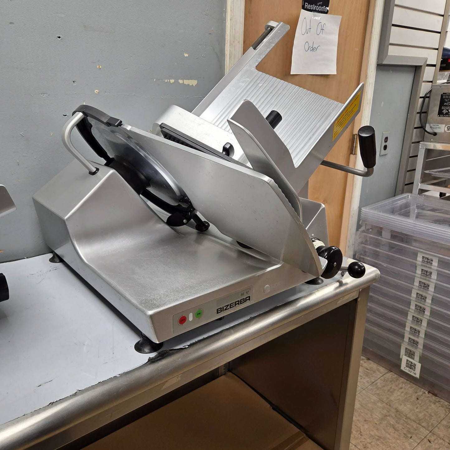 [USED] Bizerba GSP-H 33 13" Heavy-Duty Manual Gravity Feed Meat Slicer
