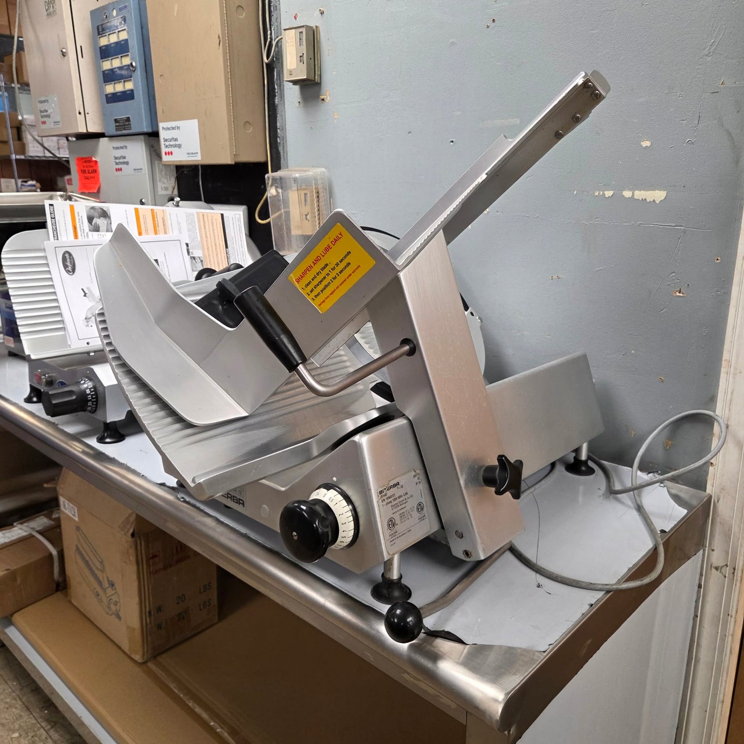 [USED] Bizerba GSP-H 33 13" Heavy-Duty Manual Gravity Feed Meat Slicer