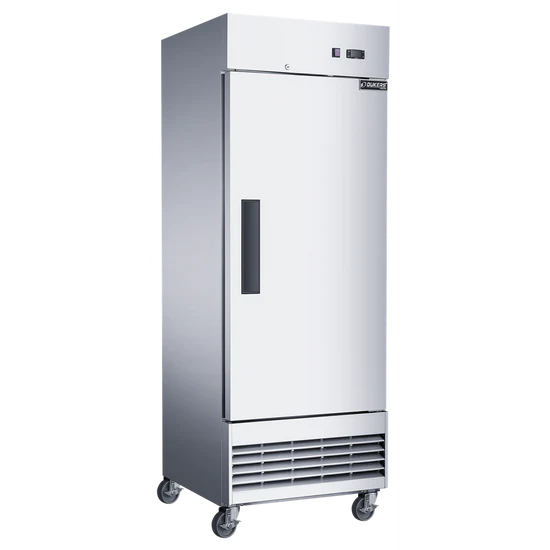 Dukers D28EF 28" Compact Single Door Commercial Freezer in Stainless Steel