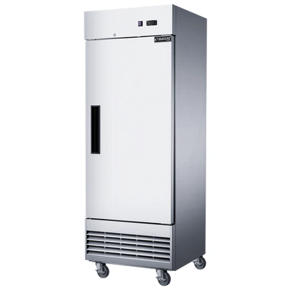 Dukers D28ER 28" Compact Single Door Commercial Refrigerator in Stainless Steel