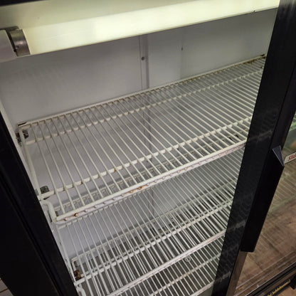 [USED] True GDM-33SSL-54-LD 36" 2 Sliding Glass Door Narrow Merchandiser Refrigerator (54" Height)