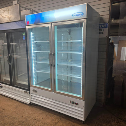 [USED] Koolmore MDF-2GD-45C-WH 53" 2 Glass Door Merchandiser Freezer