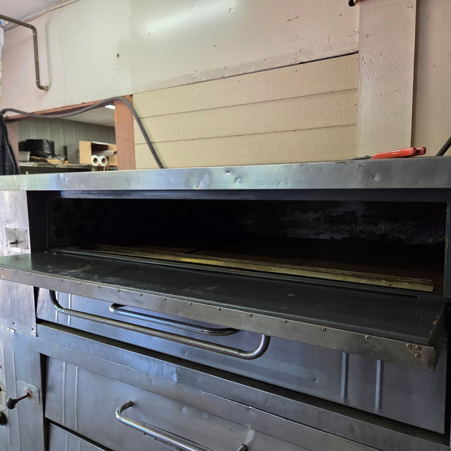 [USED] Bakers Pride Y-602 Natural Gas Double Deck Pizza Ovens