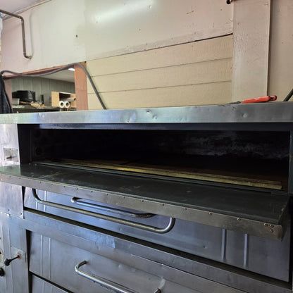 [USED] Bakers Pride Y-602 Natural Gas Double Deck Pizza Ovens