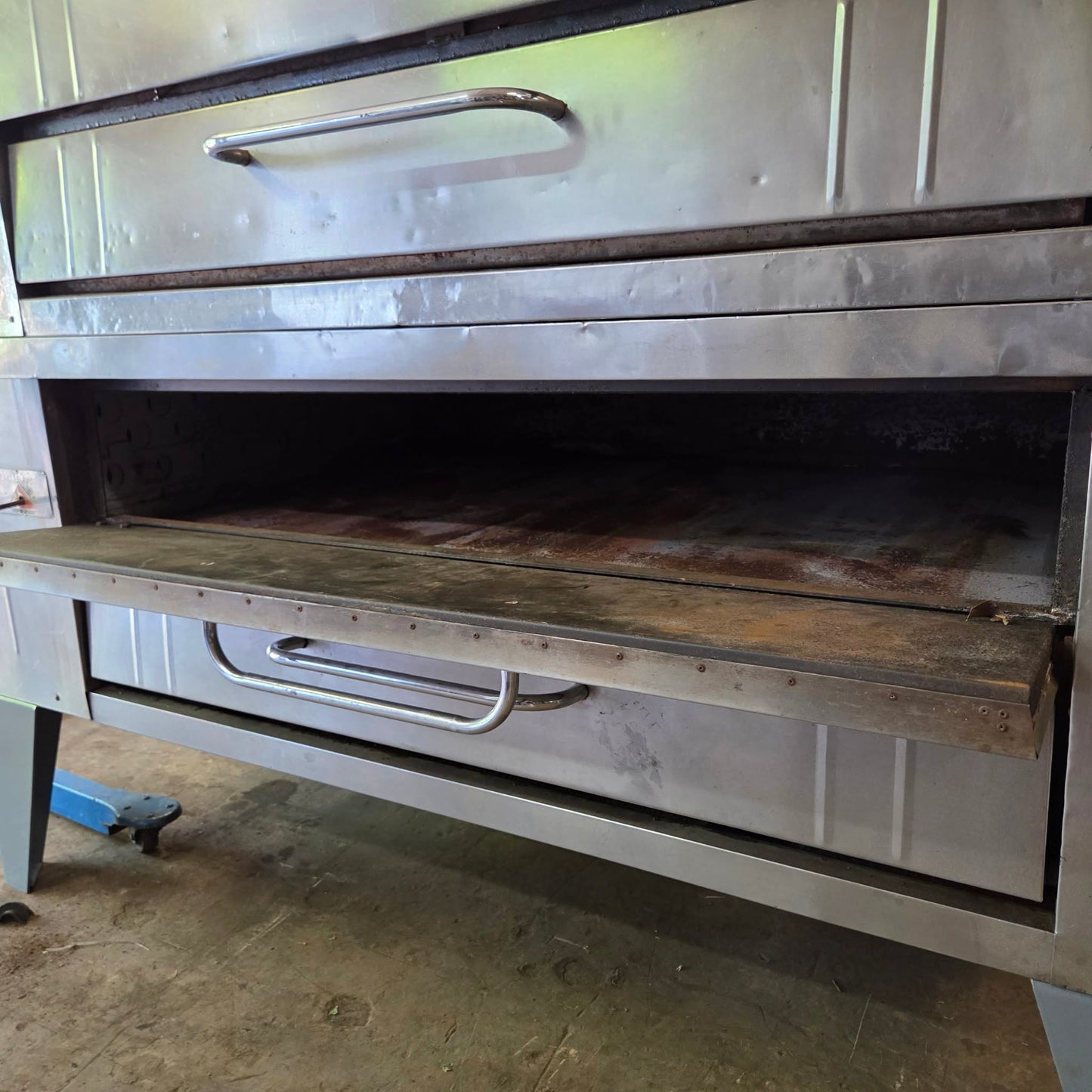 [USED] Bakers Pride Y-602 Natural Gas Double Deck Pizza Ovens