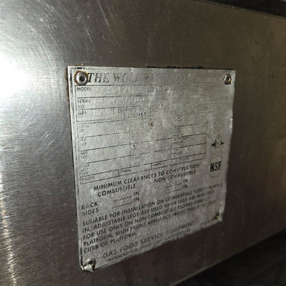 [USED] Wolf ACB47 47" Natural Gas Countertop Charbroiler