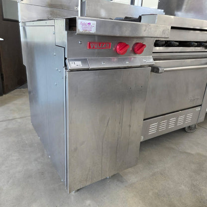 [USED] Vulcan GHX45 17" W Heavy Duty Natural Gas 2 Burner Range