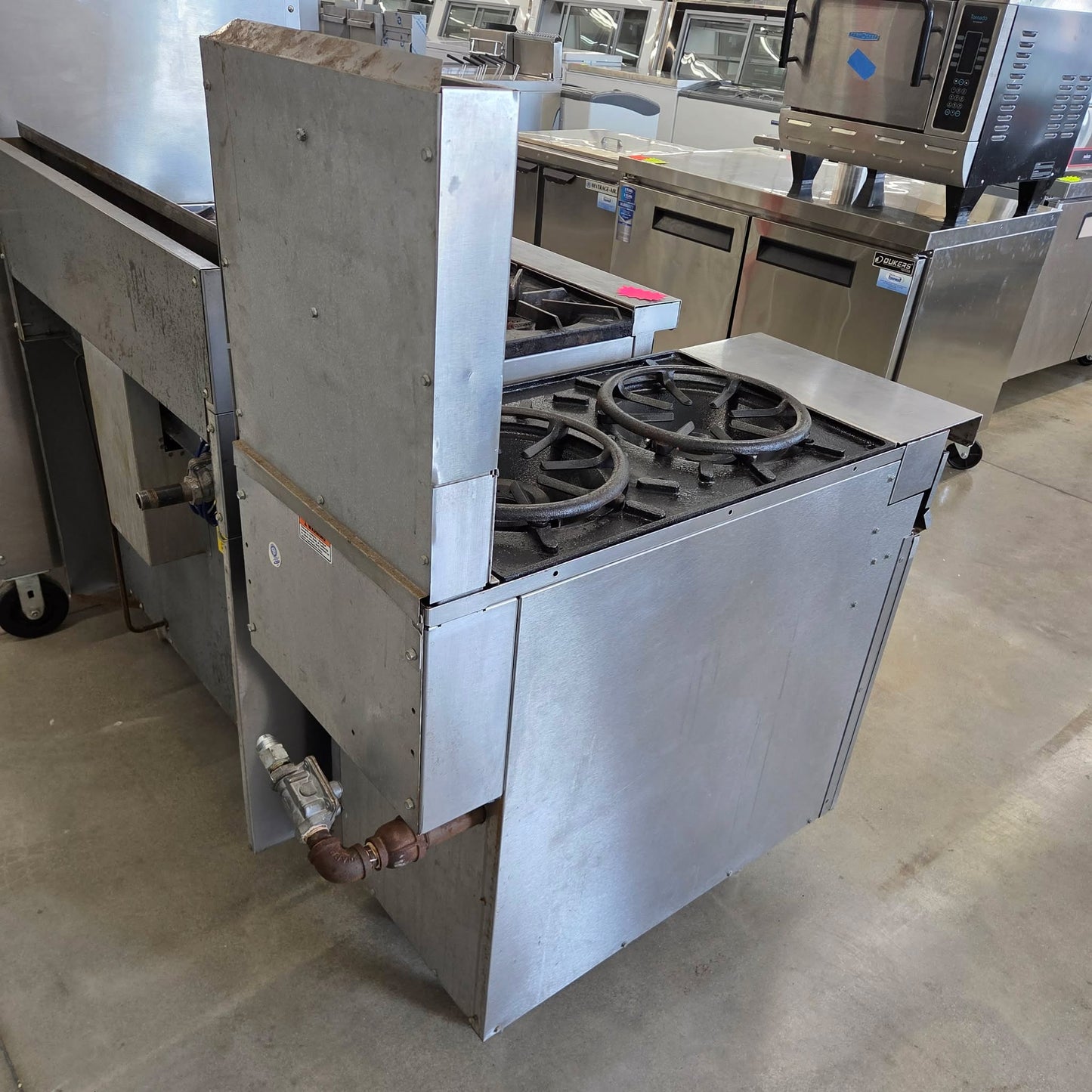 [USED] Vulcan GHX45 17" W Heavy Duty Natural Gas 2 Burner Range