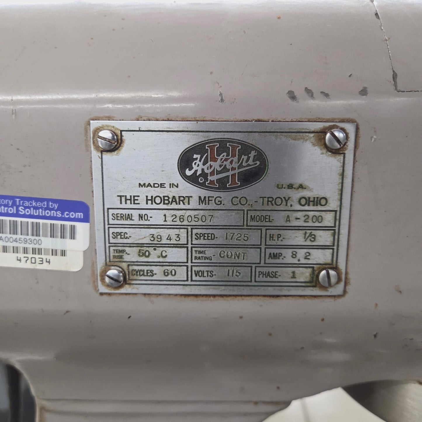 [USED] Hobart A200 20Qt Countertop Planetary Dough Mixer - 115V