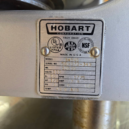[USED] Hobart 84145-1 5 lb. Buffalo Chopper Food Processor w/ #12 Hub