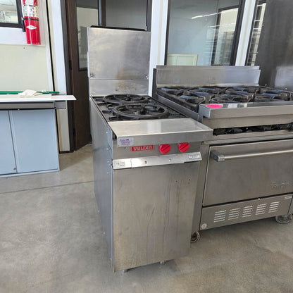 [USED] Vulcan GHX45 17" W Heavy Duty Natural Gas 2 Burner Range