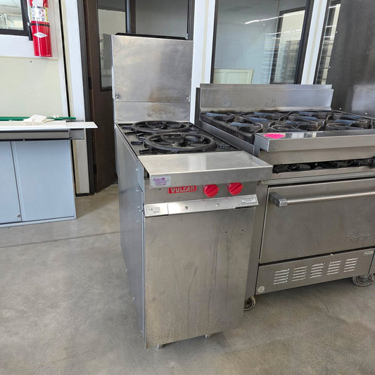 [USED] Vulcan GHX45 17" W Heavy Duty Natural Gas 2 Burner Range