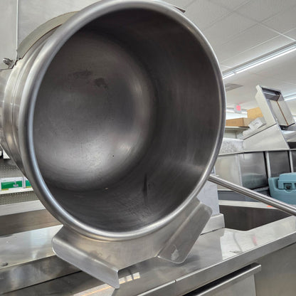 [USED] Cleveland KGT-12-T Natural Gas 12 Gallon Tilting 2/3 Steam Jacketed Tabletop Kettle