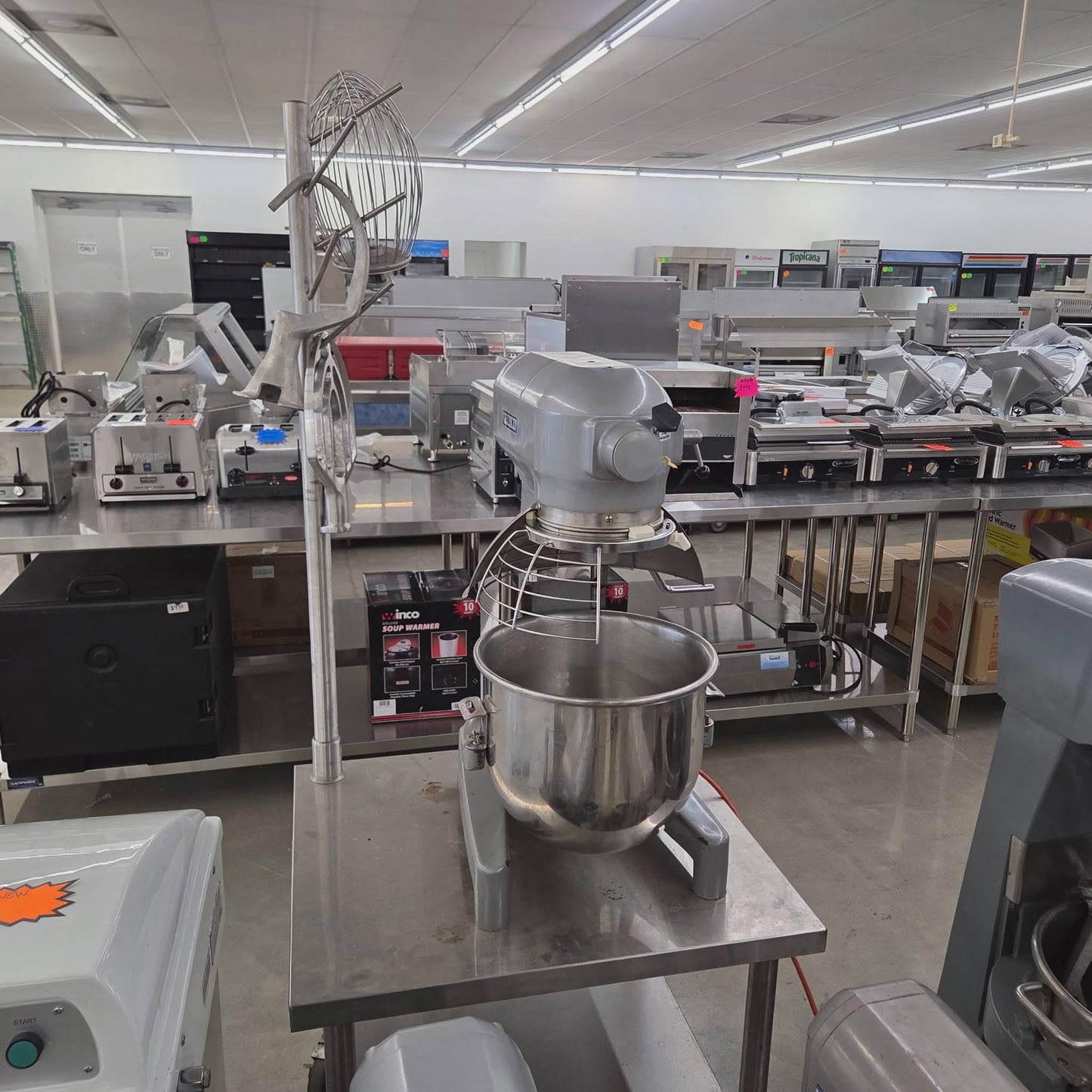 [USED] Hobart A200 20Qt Countertop Planetary Dough Mixer w/ Heavy Duty Stand - 115V
