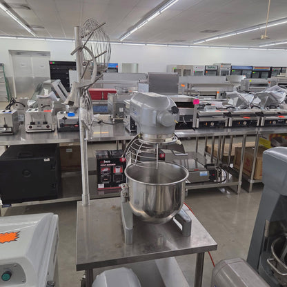 [USED] Hobart A200 20Qt Countertop Planetary Dough Mixer w/ Heavy Duty Stand - 115V