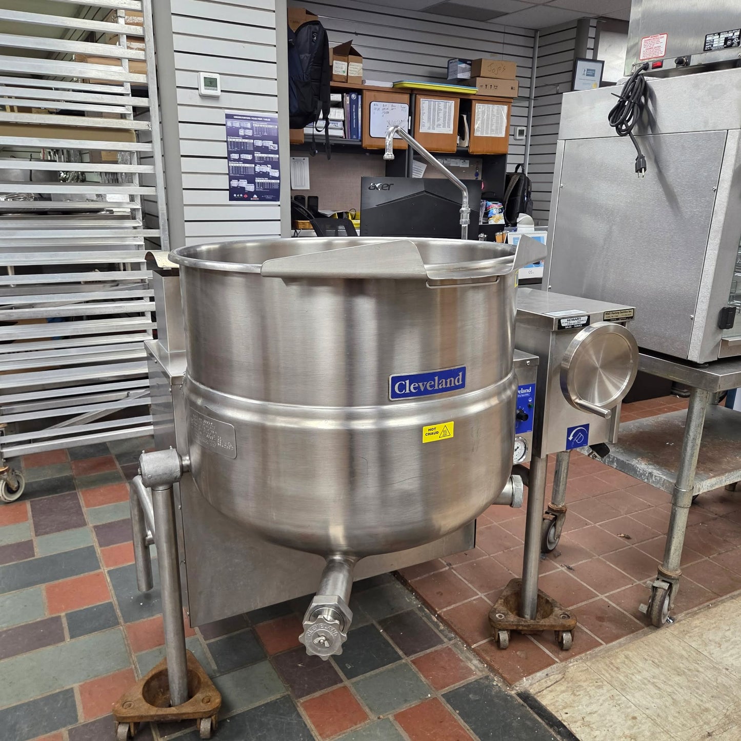 [USED] Cleveland KGL-40-T Natural Gas 40 Gallon Tilting 2/3 Steam Jacketed Kettle