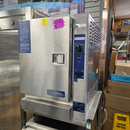 [USED] Cleveland 22CGT6 Double Natural Gas 6 Pan Convection Steamer