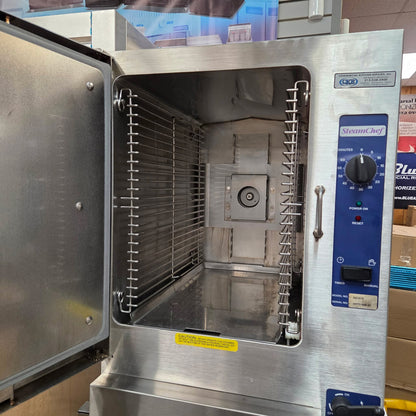 [USED] Cleveland 22CGT6 Double Natural Gas 6 Pan Convection Steamer