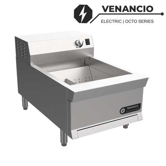 Venancio OE12CH-CT Octo Series 12" Electric Countertop Fry Dump Station