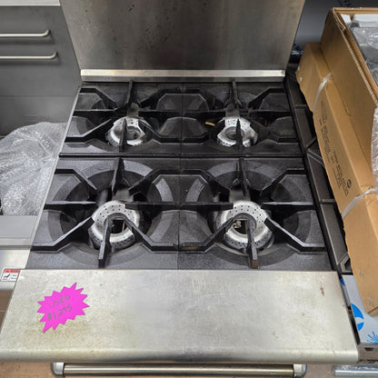[USED] American Range AR-4 24" 4 Burner Natural Gas Range w/ Space Saver Oven
