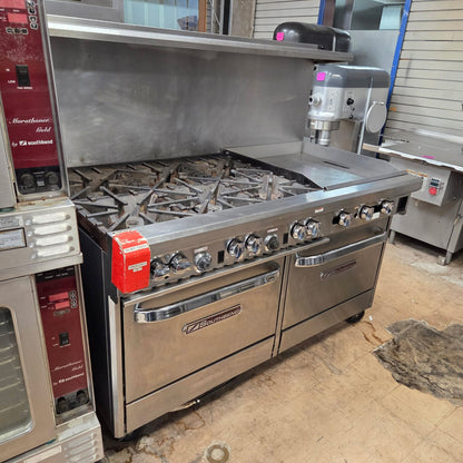 [USED] Southbend 4601DD-2GR 60" Natural Gas 6 Burner Range w/ 24" Griddle