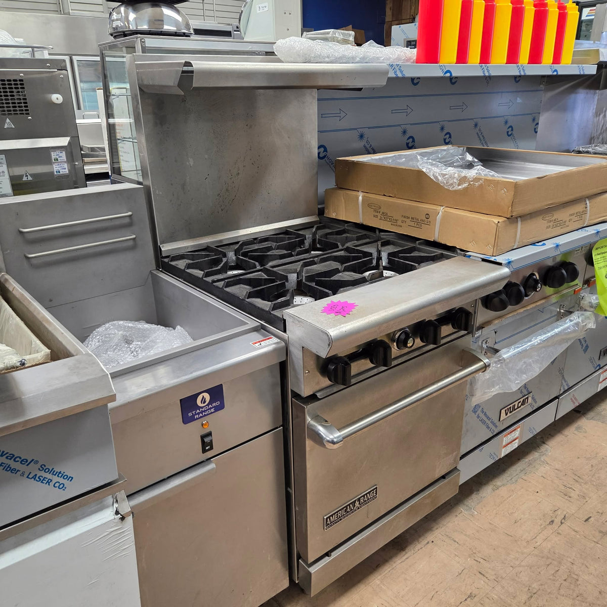 [USED] American Range AR-4 24" 4 Burner Natural Gas Range w/ Space Saver Oven