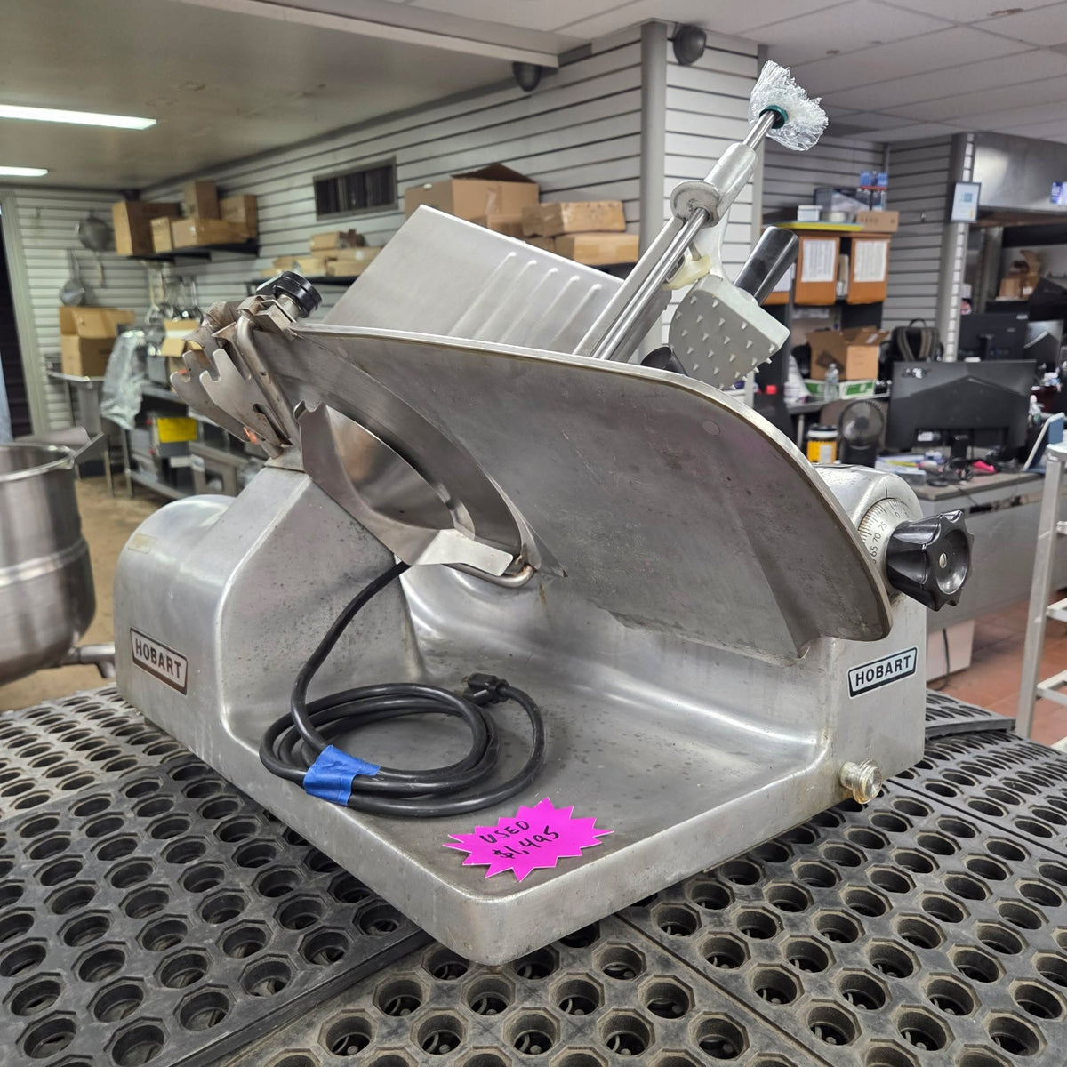 [USED] Hobart 1612E 12" Manual Meat & Cheese Deli Slicer