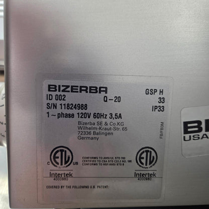 Bizerba GSP H 13" Manual Gravity Feed Meat & Cheese Slicer [OPEN-BOX]