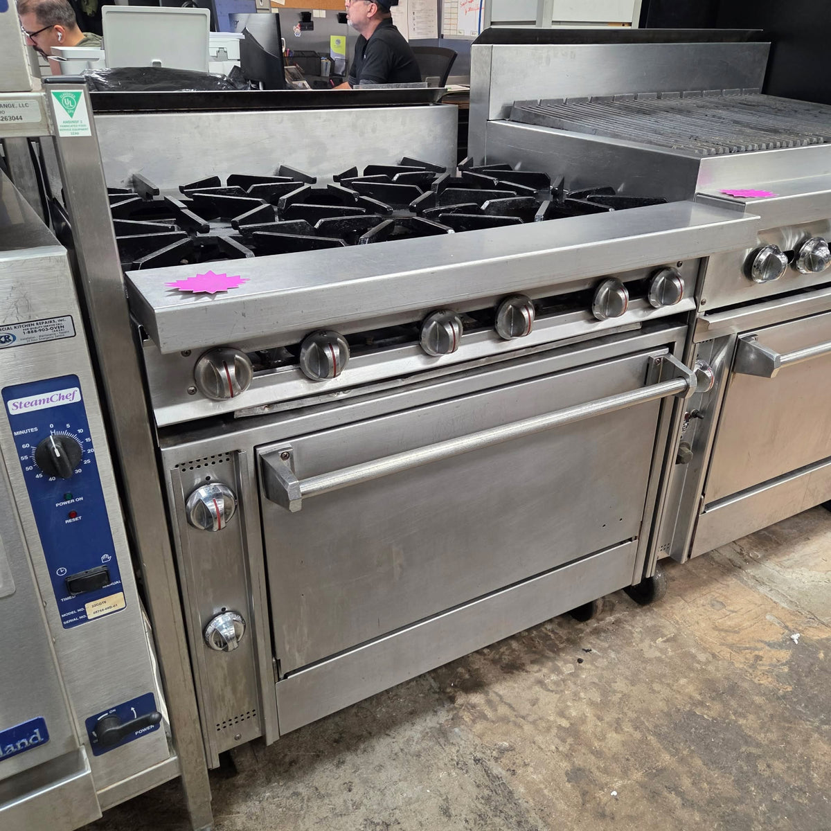 [USED] Jade JTRH-6-36 36" Heavy Duty 6 Burner Natural Gas Range