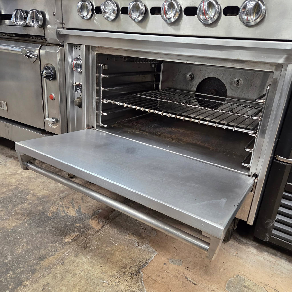 [USED] Jade JBR-36B-36C 36" Heavy Duty Natural Gas Charbroiler w/ Convection Oven