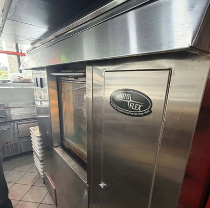 [USED] Roto Flex SA 56-4 Natural Gas 4 Deck Rotational Conveyor Pizza Oven