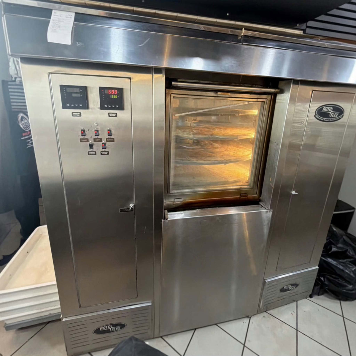 [USED] Roto Flex SA 56-4 Natural Gas 4 Deck Rotational Conveyor Pizza Oven