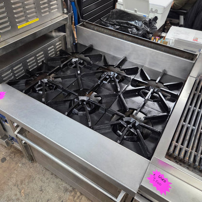 [USED] Jade JTRH-6-36 36" Heavy Duty 6 Burner Natural Gas Range