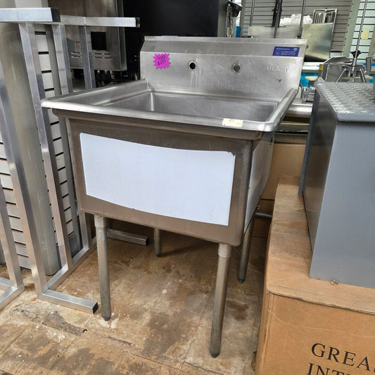 [USED] Single Compartment Prep Sink - 24" x 24" Bowl Size