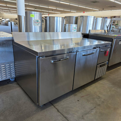 Continental FA68NBS 68" Worktop Freezer with Backsplash [OPEN-BOX]