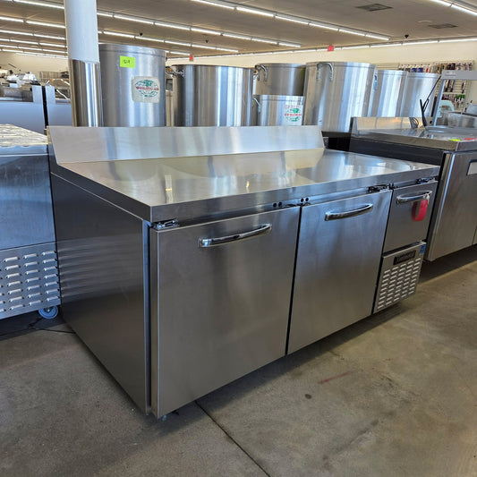 Continental FA68NBS 68" Worktop Freezer with Backsplash [OPEN-BOX]