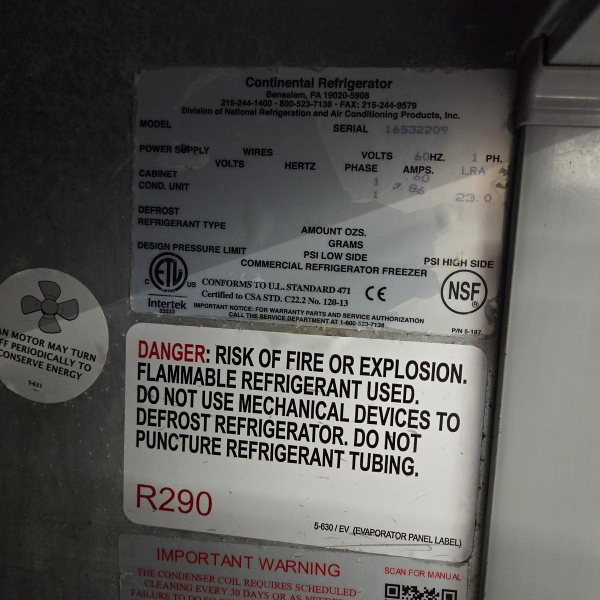[USED] Continental RA43N-D 43″ Undercounter Refrigerator