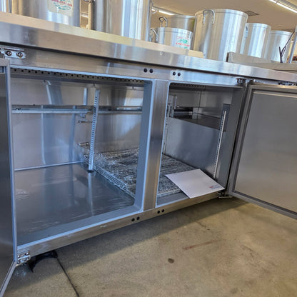 Continental FA68NBS 68" Worktop Freezer with Backsplash [OPEN-BOX]