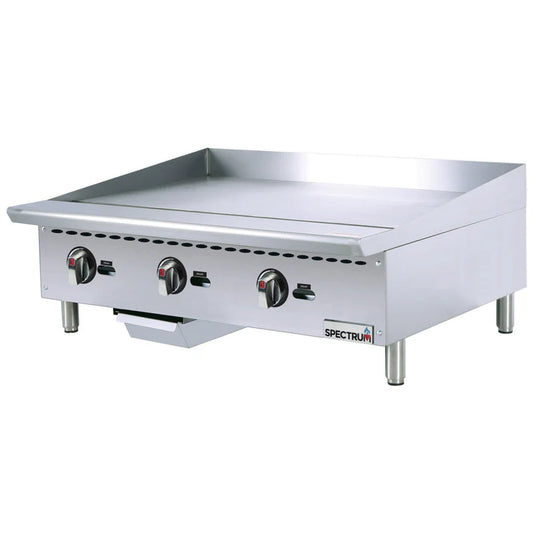 Winco NGGD-36M - Spectrum 36" Manual Control Gas Griddle