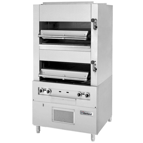 Garland M110XM Master Series Gas Heavy-Duty Upright Infrared Broiler w/ Two Broiling Chambers