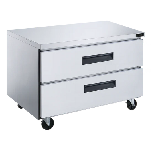 Dukers DUC36R-D2 36" 2-Drawer Undercounter Commercial Refrigerator in Stainless Steel