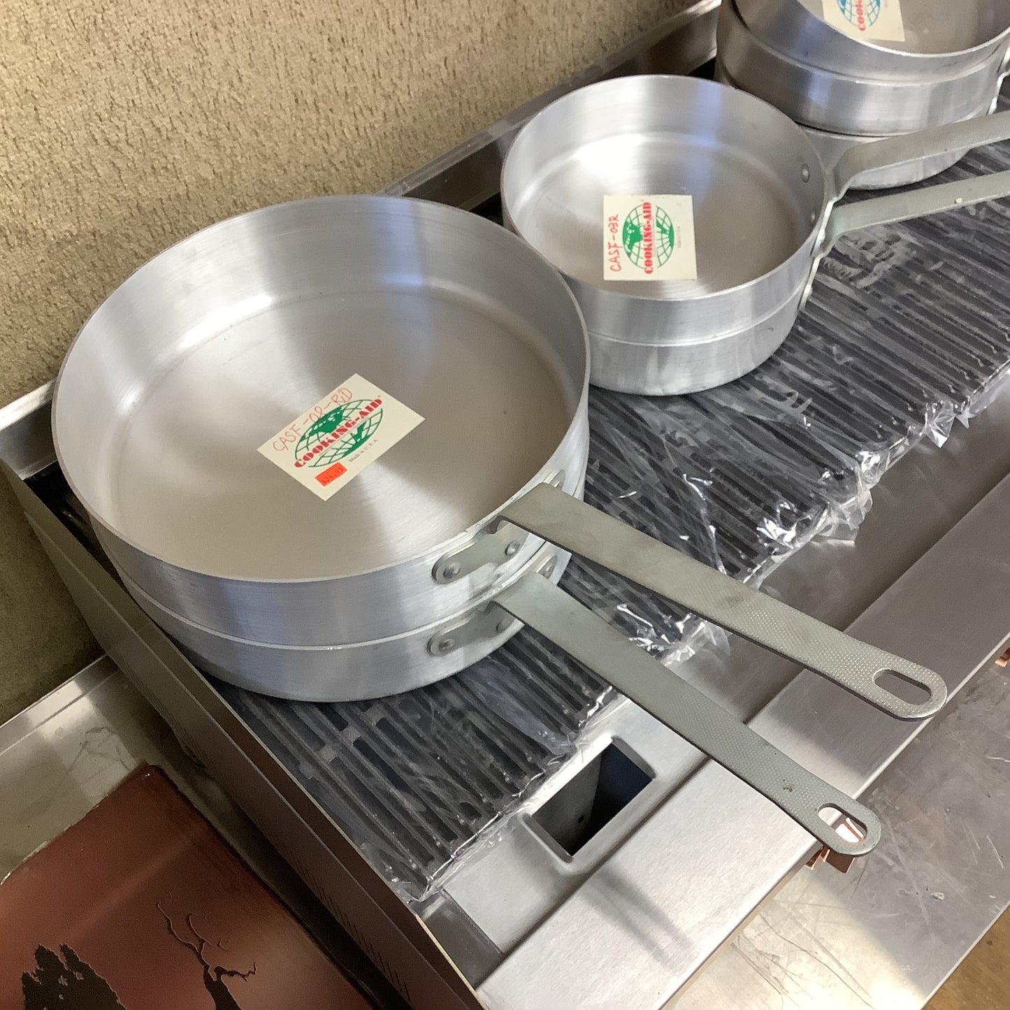 Cooking Aid 14" Aluminum Sauté Pan w/ Handle