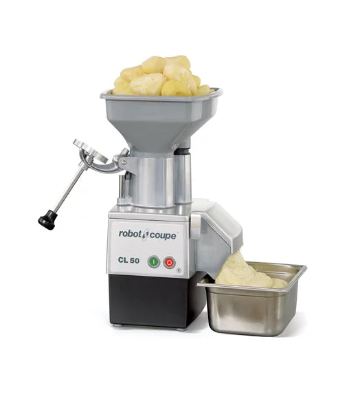 Robot Coupe CL50 Continuous Feed Food Processor with 2 Discs