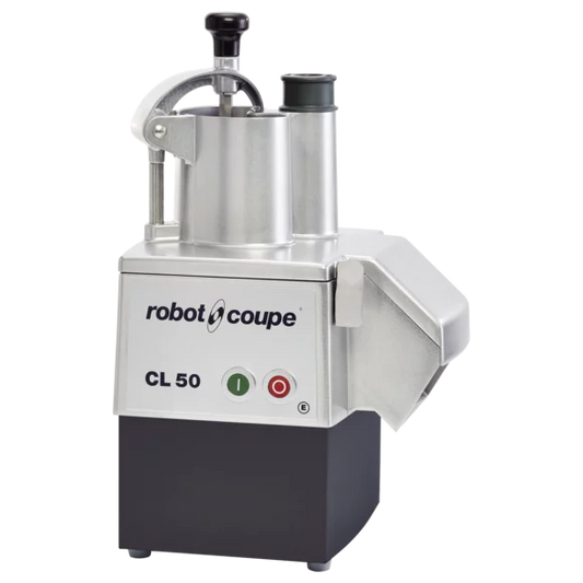 Robot Coupe CL50 Continuous Feed Food Processor with 2 Discs