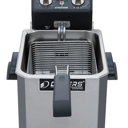 Dukers DCF7E 7lb Single Basket Electric Countertop Deep Fryer