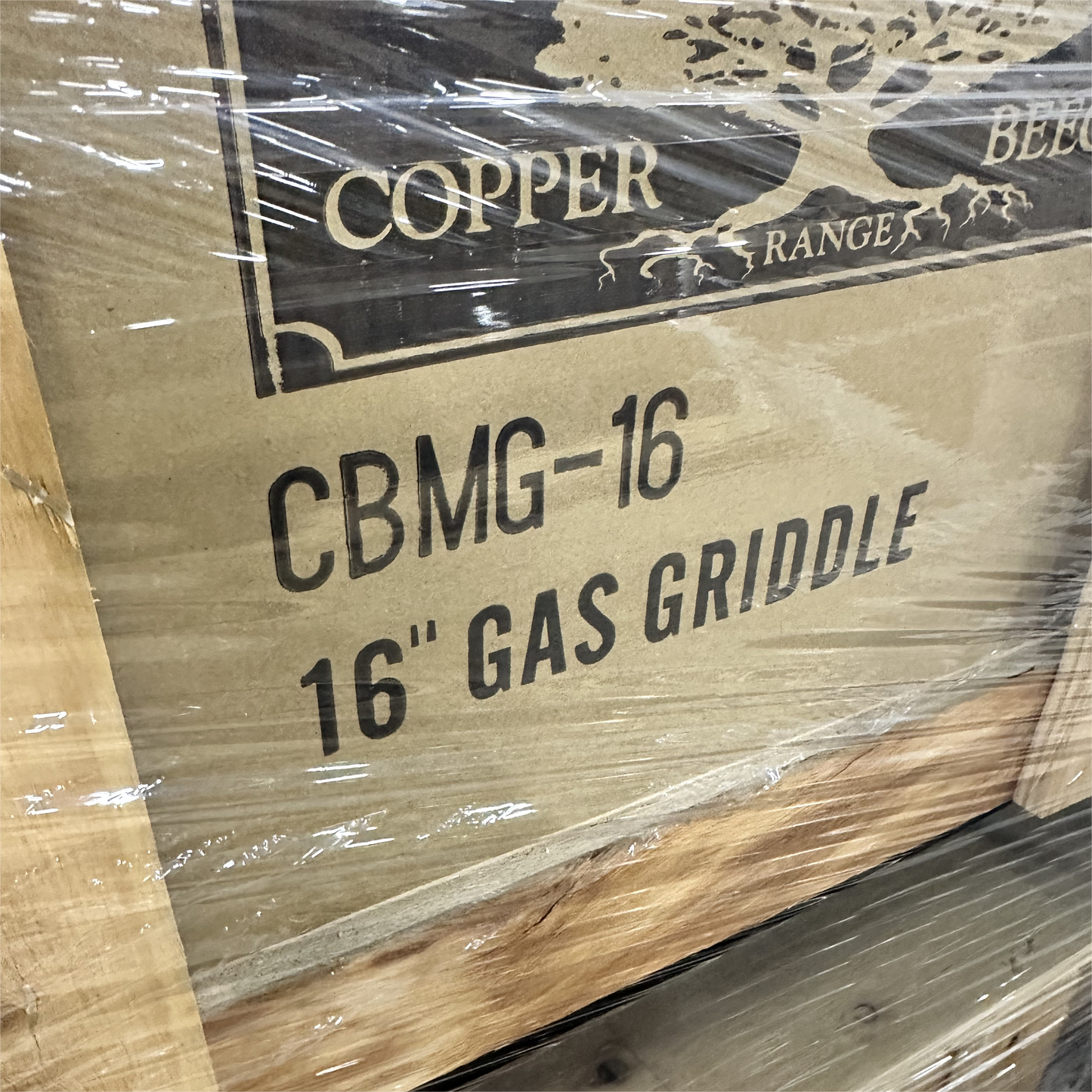 Copper Beech CBMG-16 16" Manual Control Gas Griddle [OPEN-BOX]