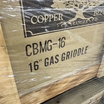 Copper Beech CBMG-16 16" Manual Control Gas Griddle [OPEN-BOX]