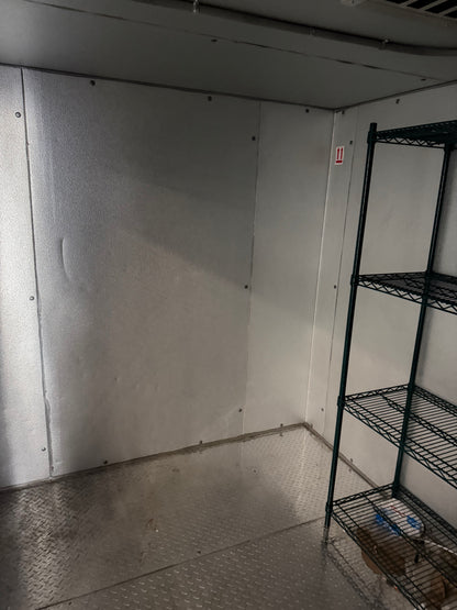 [USED] Imperial Brown Walk-In Combo Cooler/Freezer Box 15' x 7' - (40" x 7' Cooler/11' x 7' Freezer)